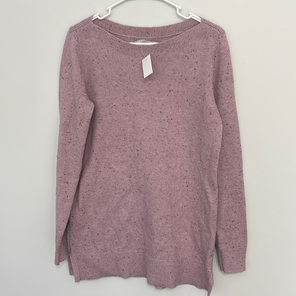LOFT Sweaters - The Loft Purple Boatneck Sweater NWT